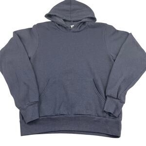 Belle+Canvas Blue Heather Pullover Hoodie size XS Super Soft Fleece